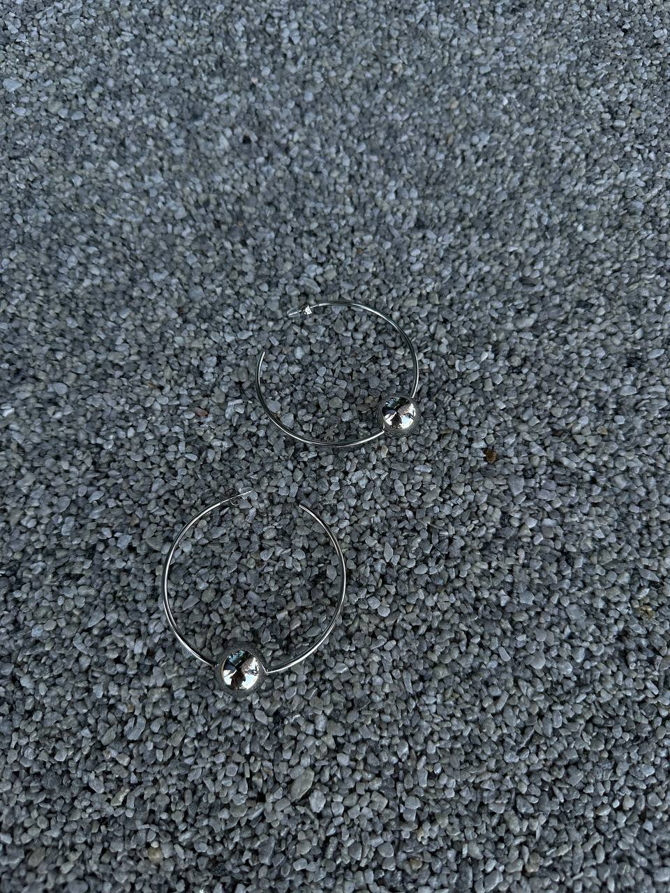 Серьги PLANETA серебро