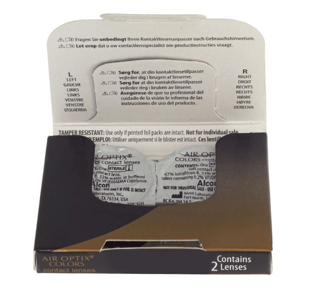 Цветные контактные линзы Air Optix Colors, 2 pk