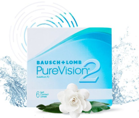 Контактные линзы Pure Vision 2HD, 6 pk