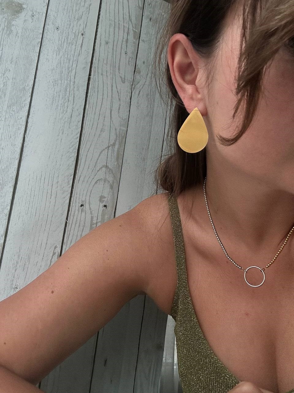 Серьги VODOPAD золото