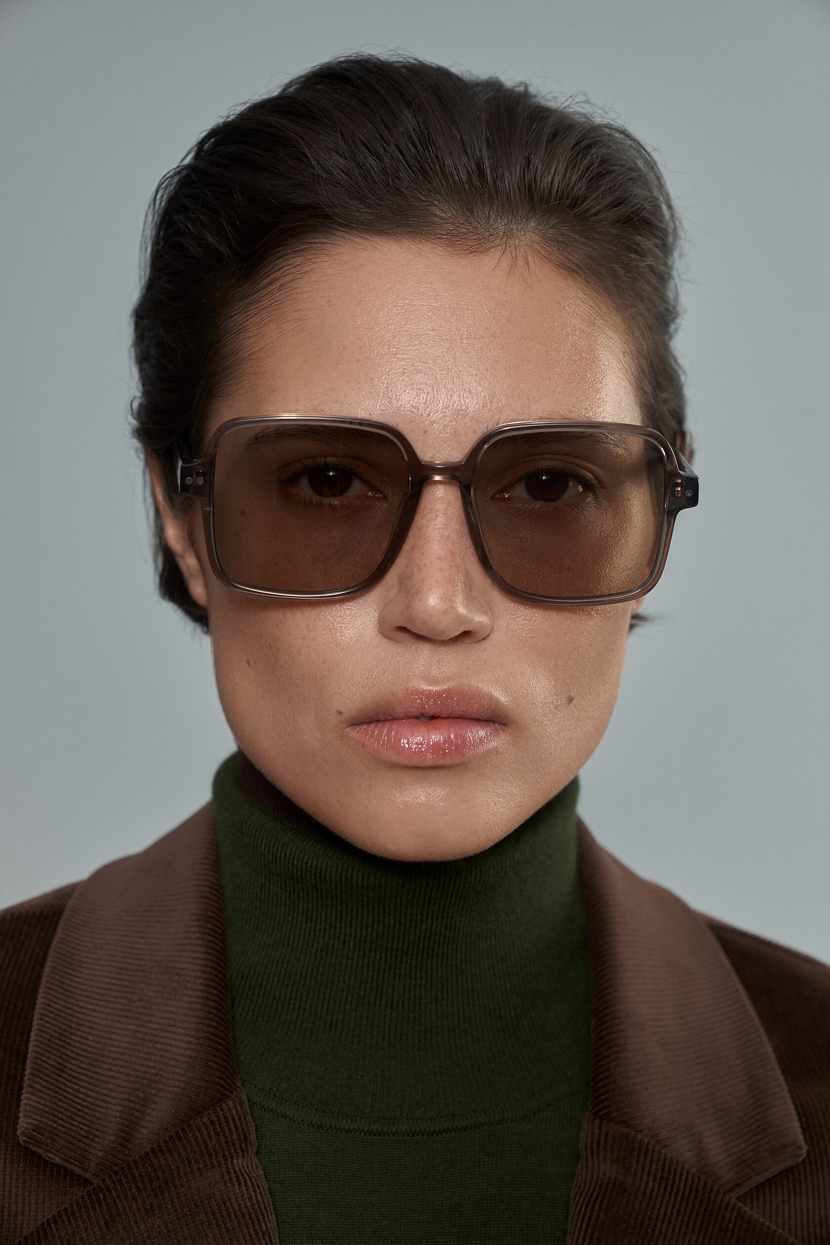 Солнцезащитные очки Eyerepublic+Lisovets Studio №51 tobacco