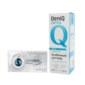 Набор OneView premium (Fanfilkon A), 6pk + раствор DenIQ 360 ml