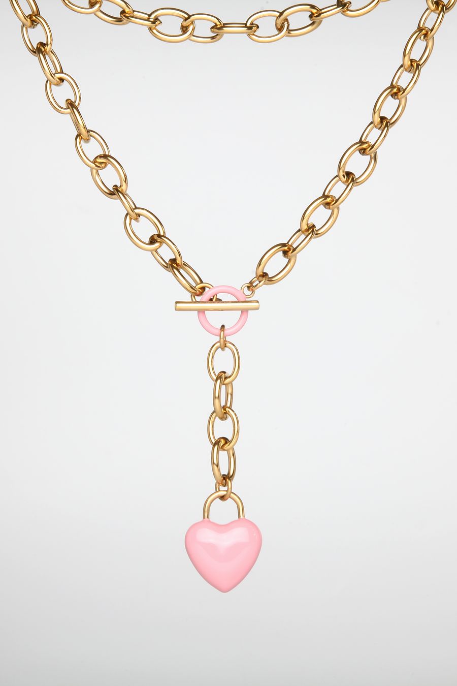 Ожерелье. For Art's Sake The Kiss Necklace Pink