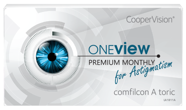 Контактные линзы One View PREMIUM for Astigmatism, 3 pk