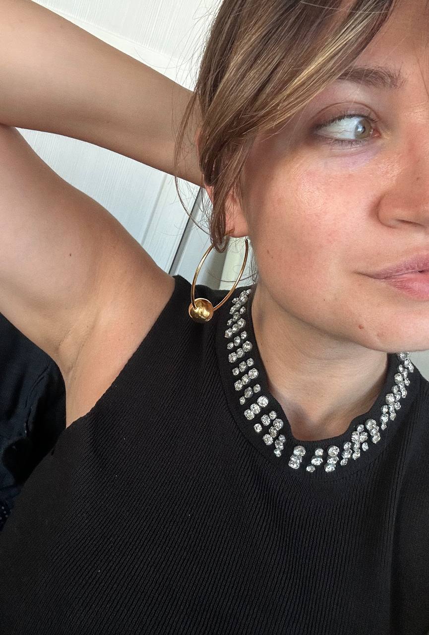 Серьги PLANETA золото