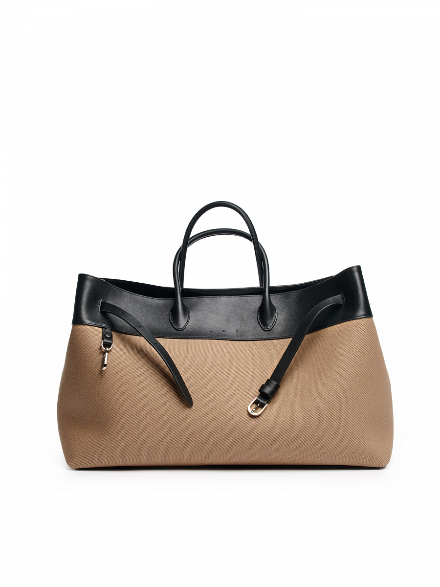 Сумка CNS PROUN L beige black