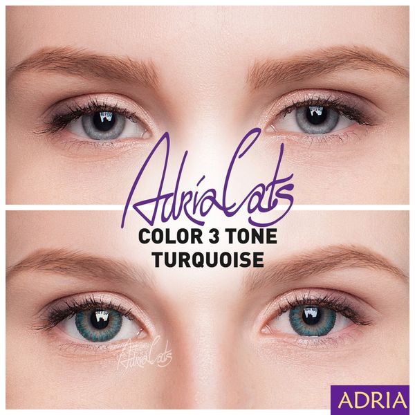 Цветные контактные линзы Adria Color 3 tone, 2 pk