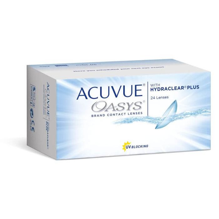 Контактные линзы Acuvue Oasys with Hydraclear Plus, 24 pk