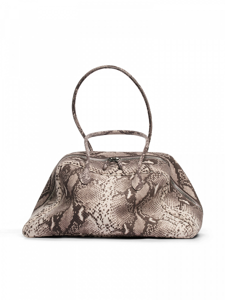 Сумка CNS ARCUS L python embossed leather