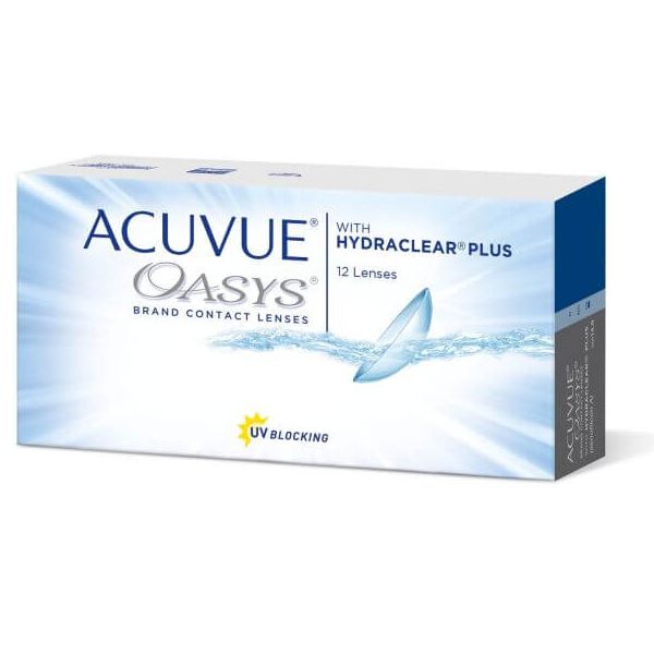 Контактные линзы Acuvue Oasys with Hydraclear Plus, 12 pk