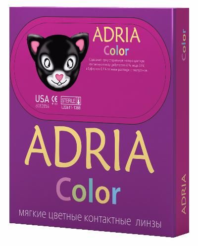 Цветные контактные линзы Adria Color 1 tone, 2 pk Цветные контактные линзы Adria Color 1 tone, 2 pk
