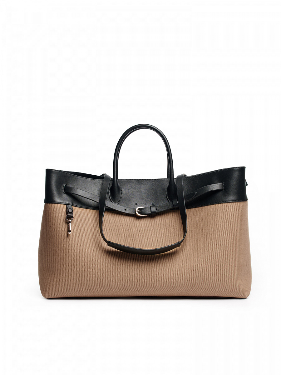 Сумка CNS PROUN L beige black