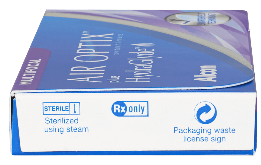 Контактные линзы AIR OPTIX plus HydraGlyde Multifocal, 3 pk