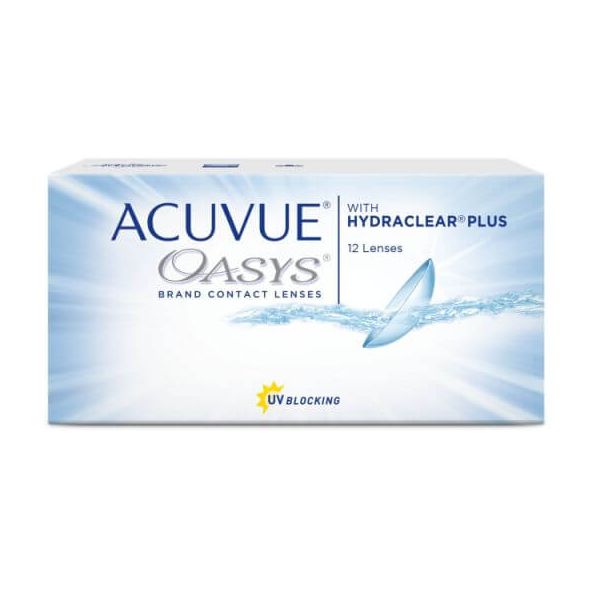 Контактные линзы Acuvue Oasys with Hydraclear Plus, 12 pk