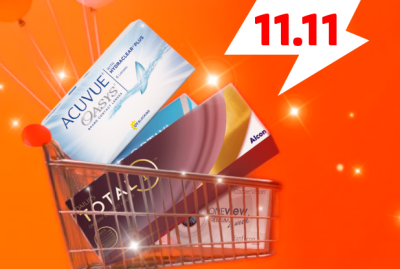 Мегараспродажа контактных линз 11.11
