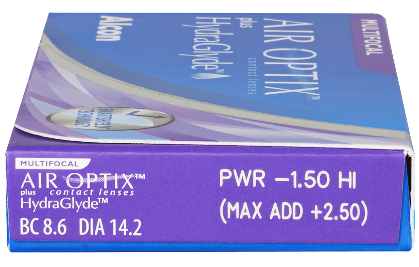Контактные линзы AIR OPTIX plus HydraGlyde Multifocal, 3 pk
