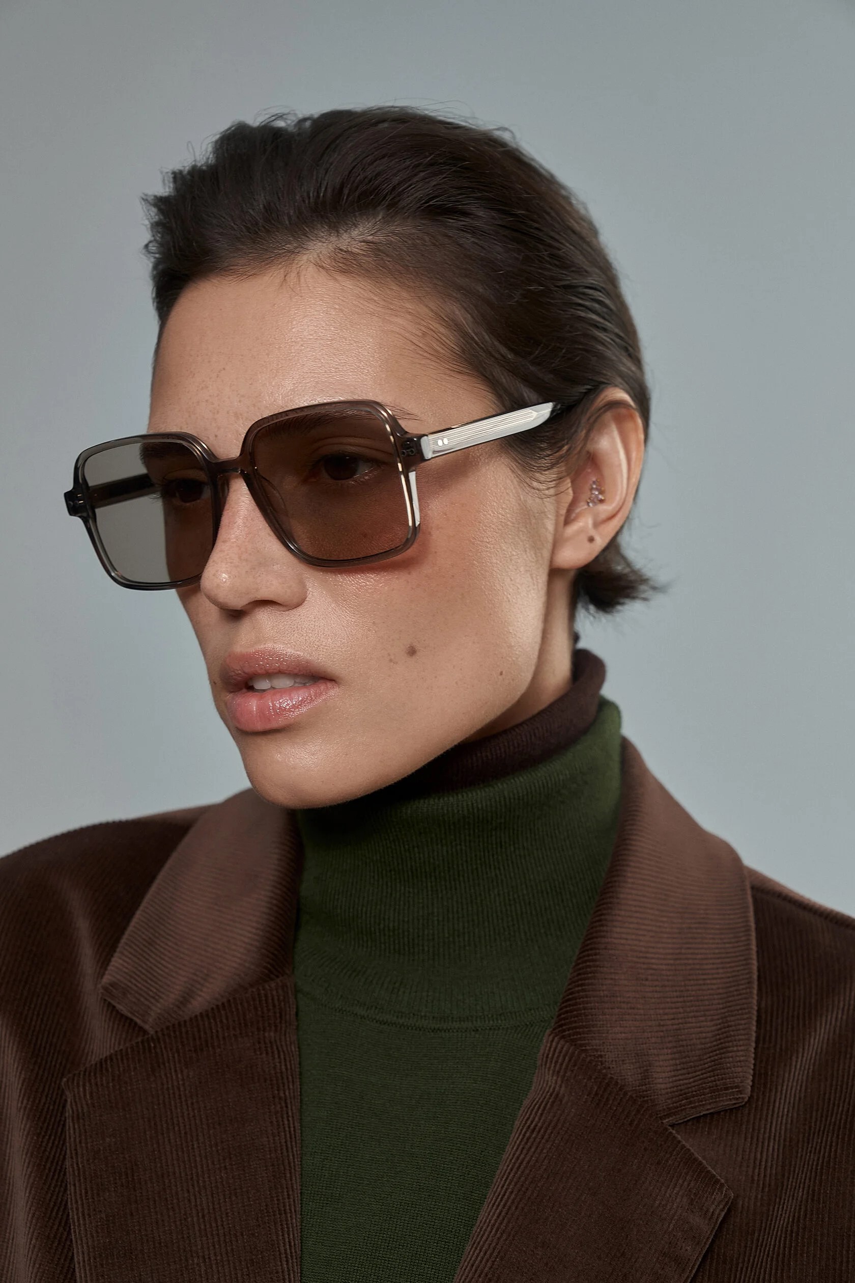 Солнцезащитные очки Eyerepublic+Lisovets Studio №51 tobacco