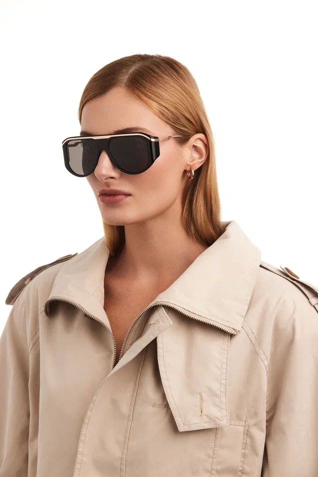 Солнцезащитные очки Fakoshima Беспринципные Christy-Black