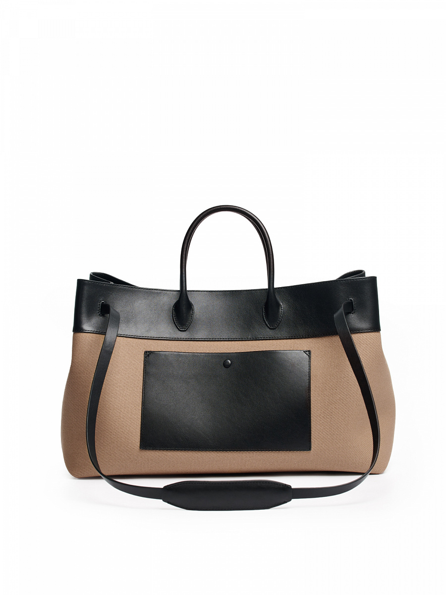 Сумка CNS PROUN L beige black