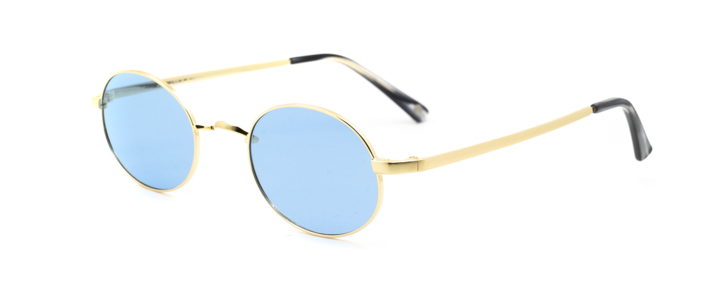 Солнцезащитные очки John Lennon Wheels, Matt Gold/Blue