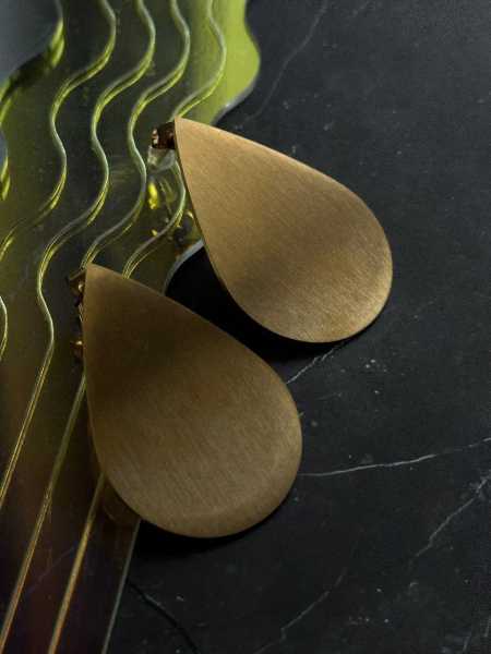 Серьги VODOPAD золото