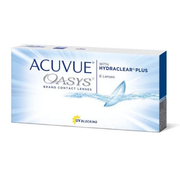 Контактные линзы Acuvue Oasys with Hydraclear Plus, 6 pk