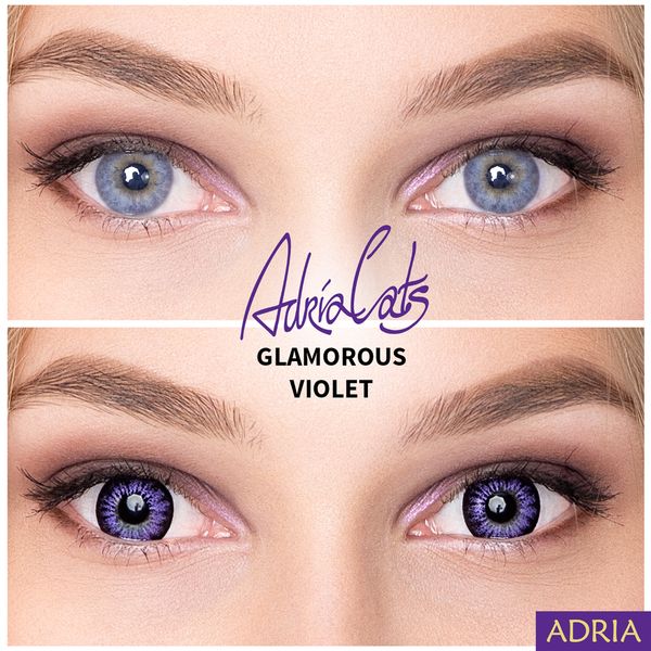 Цветные контактные линзы Adria Glamorous Color, 2 pk