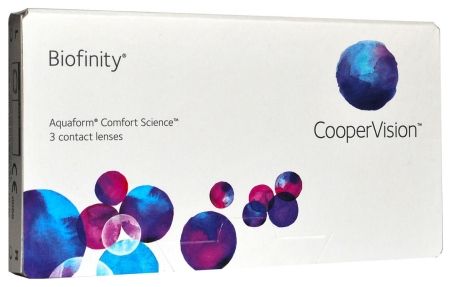 Контактные линзы Biofinity, 3 pk