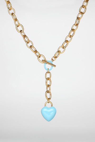 Ожерелье.For Art's Sake The Kiss Necklace Blue Ожерелье.For Art's Sake The Kiss Necklace Blue