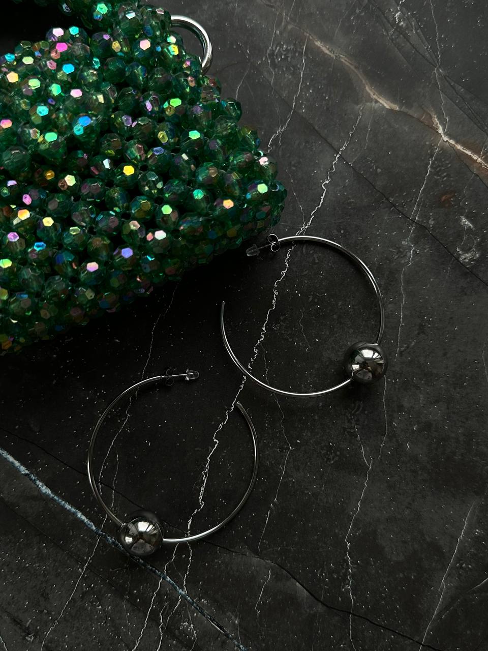 Серьги PLANETA серебро