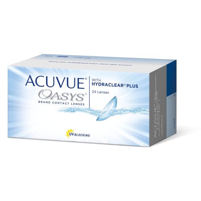 Контактные линзы Acuvue Oasys with Hydraclear Plus, 24 pk
