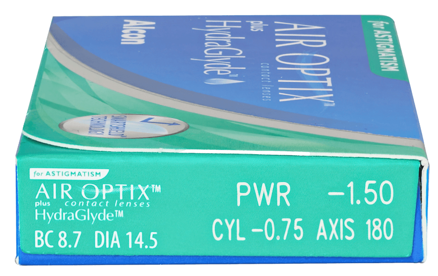 Контактные линзы AIR OPTIX plus HydraGlyde for ASTIGMATISM, 3 pk