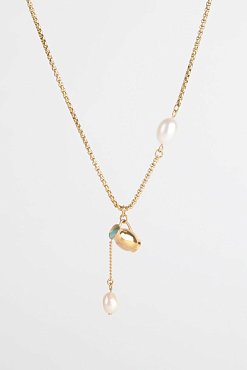 Ожерелье.For Art's Sake Vase Necklace Gold