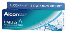 Контактные линзы  Dailies Aqua Comfort Plus, 30 pk