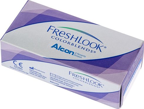 Цветные контактные линзы Freshlook ColorBlends, 2 pk