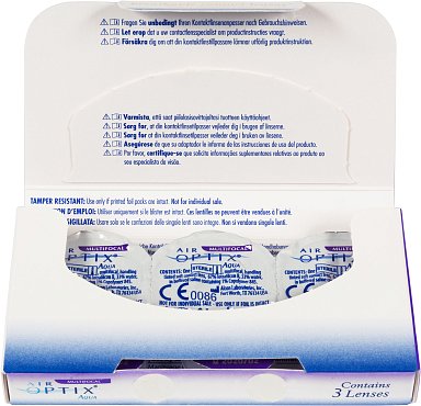 Контактные линзы Air Optix Aqua Multifocal, 3pk