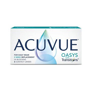 Контактные линзы  Acuvue Oasys  Transitions, 6 pk