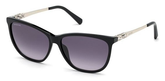 Солнцезащитные очки SWAROVSKI  SK 0225 01B