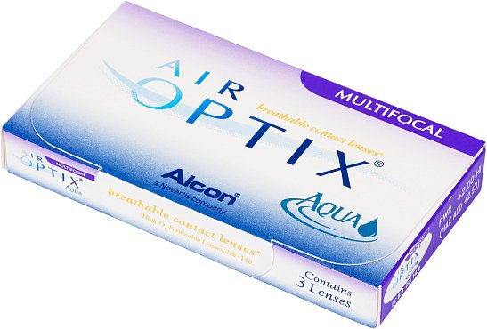 Контактные линзы Air Optix Aqua Multifocal, 3pk