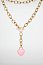 Ожерелье. For Art's Sake The Kiss Necklace Pink