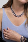 Ожерелье.For Art's Sake Wave Necklace Silver