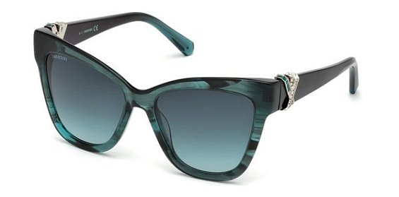 Солнцезащитные очки SWAROVSKI, SK 0157 87W 55