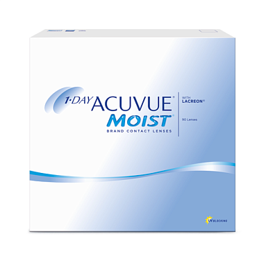Контактные линзы 1 Day Acuvue Moist, 90 pk