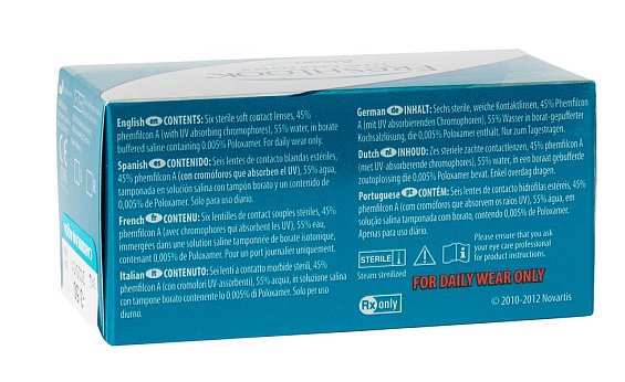 Цветные контактные линзы Freshlook Dimensions, 2 pk