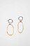Серьги.For Art's Sake Sandro Earrings Gold 