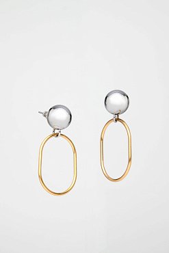 Серьги.For Art's Sake Sandro Earrings Gold 